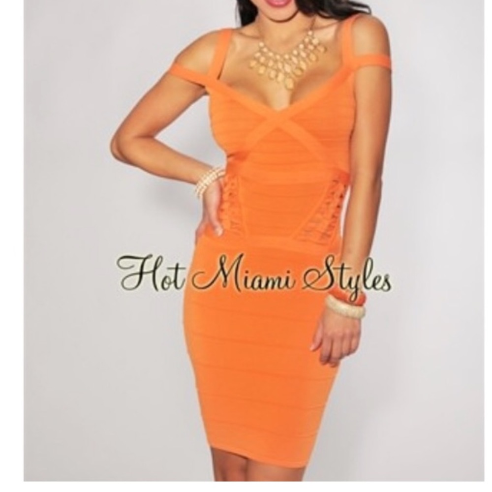 Hot Miami styles bandage dress